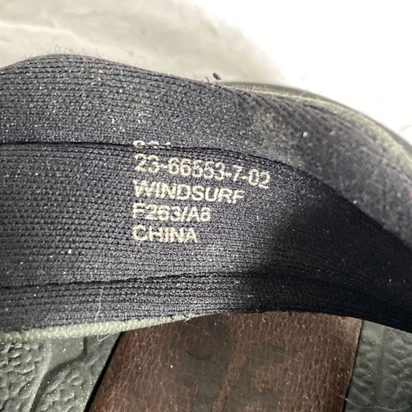 FRYE Windsurf Sandals Brown Leather Strap Shoes Hook & Loop Beach Boat Sz 9M main image 8